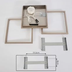 Hofstein Torres Deckenleuchte LED Nickel-Matt, 3-flammig -LED Leuchten Verkäufe torres deckenleuchte h3381380 4