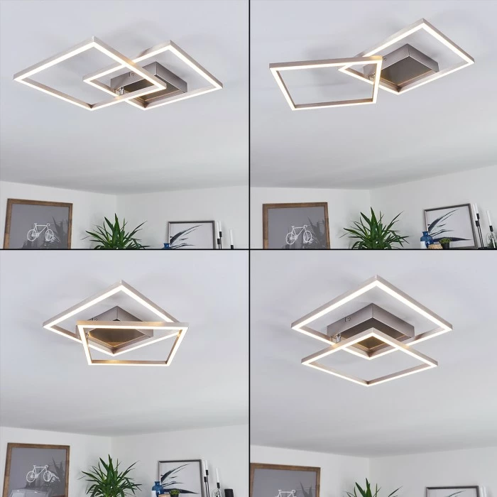 Hofstein Torres Deckenleuchte LED Weiß, 2-flammig 2 Hofstein Torres Deckenleuchte LED Weiß, 2-flammig – Bild 2