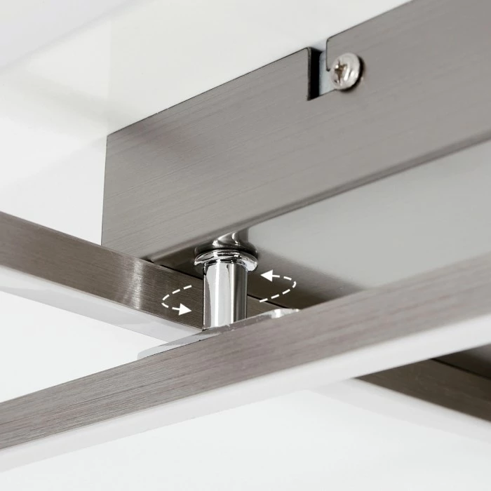 Hofstein Torres Deckenleuchte LED Weiß, 2-flammig 3 Hofstein Torres Deckenleuchte LED Weiß, 2-flammig – Bild 3