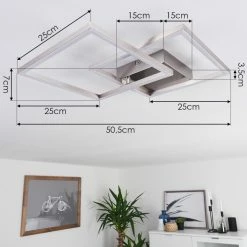 Hofstein Torres Deckenleuchte LED Weiß, 2-flammig 15 Hofstein Torres Deckenleuchte LED Weiß, 2-flammig -LED Leuchten Verkäufe torres deckenleuchte h3382363 3