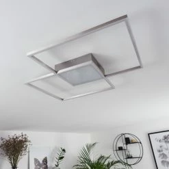 Hofstein Torresella Deckenleuchte LED Nickel-Matt, 2-flammig, Fernbedienung 24 Hofstein Torresella Deckenleuchte LED Nickel-Matt, 2-flammig, Fernbedienung -LED Leuchten Verkäufe torresella deckenleuchte h3392591 10