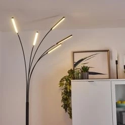 Hofstein Totara Stehleuchte LED Schwarz, 5-flammig 18 Hofstein Totara Stehleuchte LED Schwarz, 5-flammig -LED Leuchten Verkäufe totara stehleuchte h3385357 6