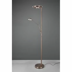 Trio Leuchten Trio Barrie Deckenfluter LED Altmessing, 2-flammig -LED Leuchten Verkäufe trio barrie deckenfluter 424210304 4