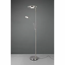 Trio Leuchten Trio Barrie Deckenfluter LED Nickel-Matt, 2-flammig