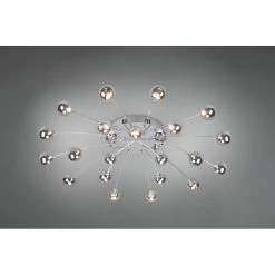 Trio Leuchten Trio Bullet Deckenleuchte LED Chrom, 21-flammig