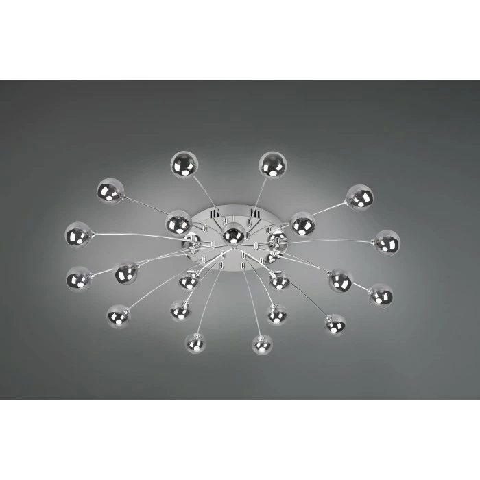 Trio Leuchten Trio Bullet Deckenleuchte LED Chrom, 21-flammig 7 Trio Leuchten Trio Bullet Deckenleuchte LED Chrom, 21-flammig – Bild 7