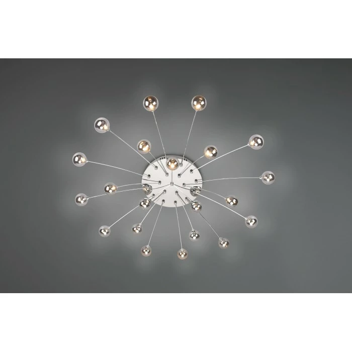Trio Leuchten Trio Bullet Deckenleuchte LED Chrom, 21-flammig 8 Trio Leuchten Trio Bullet Deckenleuchte LED Chrom, 21-flammig – Bild 8