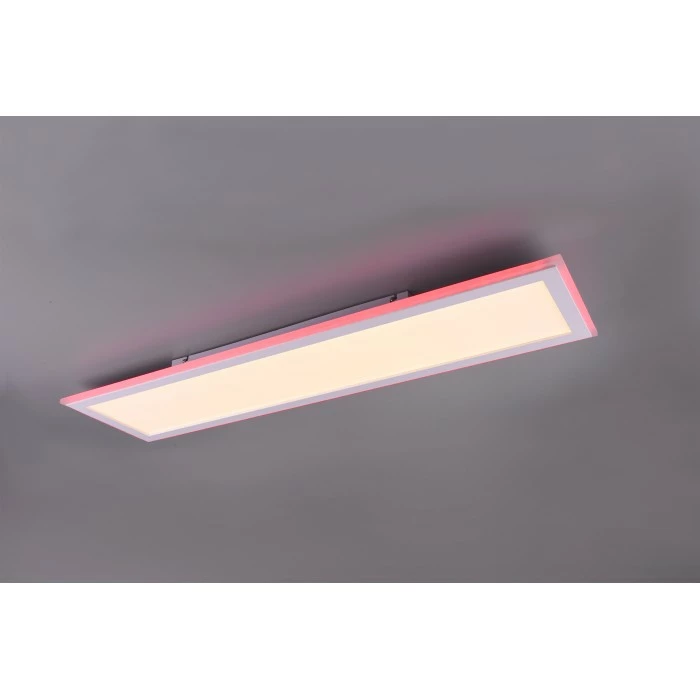 Trio Leuchten Trio Columbia Deckenleuchte LED Weiß, 1-flammig, Fernbedienung, Farbwechsler 2 Trio Leuchten Trio Columbia Deckenleuchte LED Weiß, 1-flammig, Fernbedienung, Farbwechsler – Bild 2