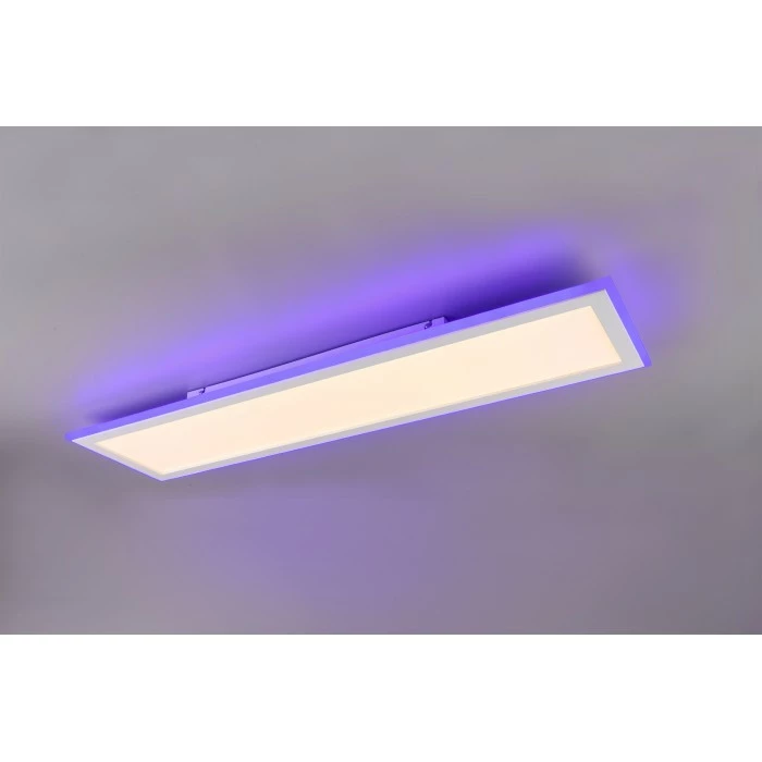 Trio Leuchten Trio Columbia Deckenleuchte LED Weiß, 1-flammig, Fernbedienung, Farbwechsler 3 Trio Leuchten Trio Columbia Deckenleuchte LED Weiß, 1-flammig, Fernbedienung, Farbwechsler – Bild 3