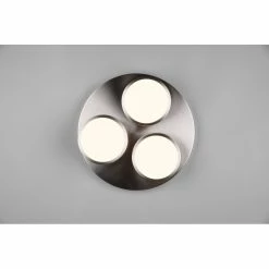 Trio Leuchten Trio Franklin Deckenleuchte LED Nickel-Matt, 3-flammig 14 Trio Leuchten Trio Franklin Deckenleuchte LED Nickel-Matt, 3-flammig -LED Leuchten Verkäufe trio franklin deckenleuchte 626510307 6