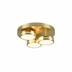 Trio Leuchten Trio Franklin Deckenleuchte LED Messing, 3-flammig 10 Trio Leuchten Trio Franklin Deckenleuchte LED Messing, 3-flammig -LED Leuchten Verkäufe trio franklin deckenleuchte 626510308 2