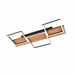 Trio Leuchten Trio Harper Deckenleuchte LED Schwarz, Weiß, Naturfarben, 1-flammig -LED Leuchten Verkäufe trio harper deckenleuchte 622910332 3