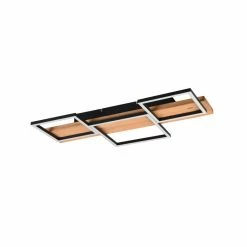Trio Leuchten Trio Harper Deckenleuchte LED Schwarz, Weiß, Naturfarben, 1-flammig -LED Leuchten Verkäufe trio harper deckenleuchte 622910332 5