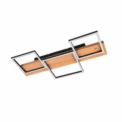 Trio Leuchten Trio Harper Deckenleuchte LED Schwarz, Weiß, Naturfarben, 1-flammig -LED Leuchten Verkäufe trio harper deckenleuchte 622910332 6