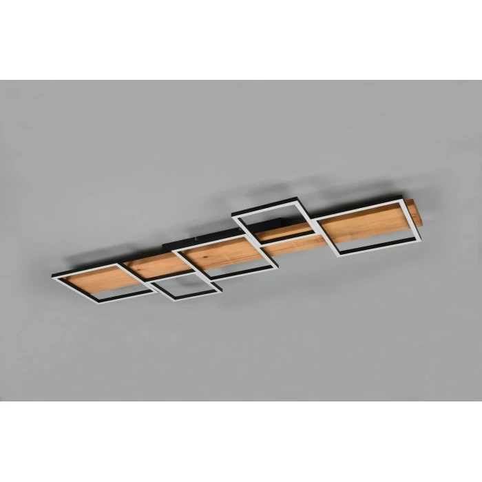Trio Leuchten Trio Harper Deckenleuchte LED Schwarz, Weiß, Naturfarben, 1-flammig 11 Trio Leuchten Trio Harper Deckenleuchte LED Schwarz, Weiß, Naturfarben, 1-flammig – Bild 11