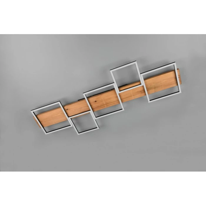 Trio Leuchten Trio Harper Deckenleuchte LED Schwarz, Weiß, Naturfarben, 1-flammig 12 Trio Leuchten Trio Harper Deckenleuchte LED Schwarz, Weiß, Naturfarben, 1-flammig – Bild 12