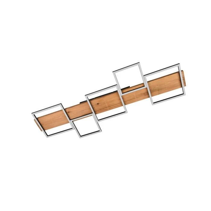 Trio Leuchten Trio Harper Deckenleuchte LED Schwarz, Weiß, Naturfarben, 1-flammig 7 Trio Leuchten Trio Harper Deckenleuchte LED Schwarz, Weiß, Naturfarben, 1-flammig – Bild 7