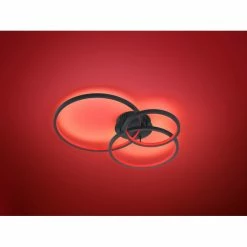 Trio Leuchten Aaron Deckenleuchte LED Anthrazit, 1-flammig, Fernbedienung, Farbwechsler 6 Trio Leuchten Aaron Deckenleuchte LED Anthrazit, 1-flammig, Fernbedienung, Farbwechsler -LED Leuchten Verkäufe trio leuchten aaron deckenleuchte 652710342 2