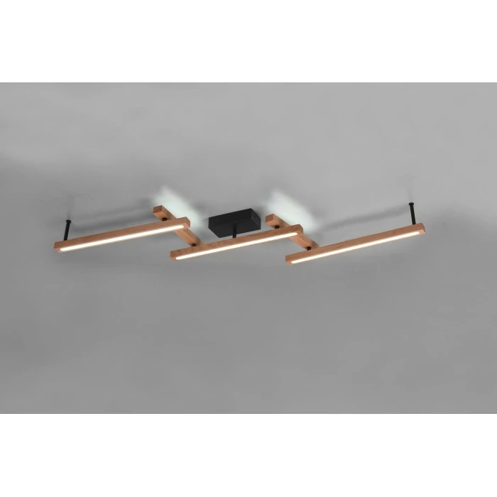 Trio Leuchten Bellari Deckenleuchte LED Braun, 1-flammig, Fernbedienung 3 Trio Leuchten Bellari Deckenleuchte LED Braun, 1-flammig, Fernbedienung – Bild 3