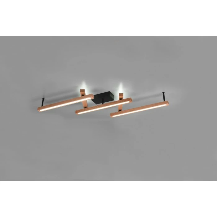 Trio Leuchten Bellari Deckenleuchte LED Braun, 1-flammig, Fernbedienung 4 Trio Leuchten Bellari Deckenleuchte LED Braun, 1-flammig, Fernbedienung – Bild 4