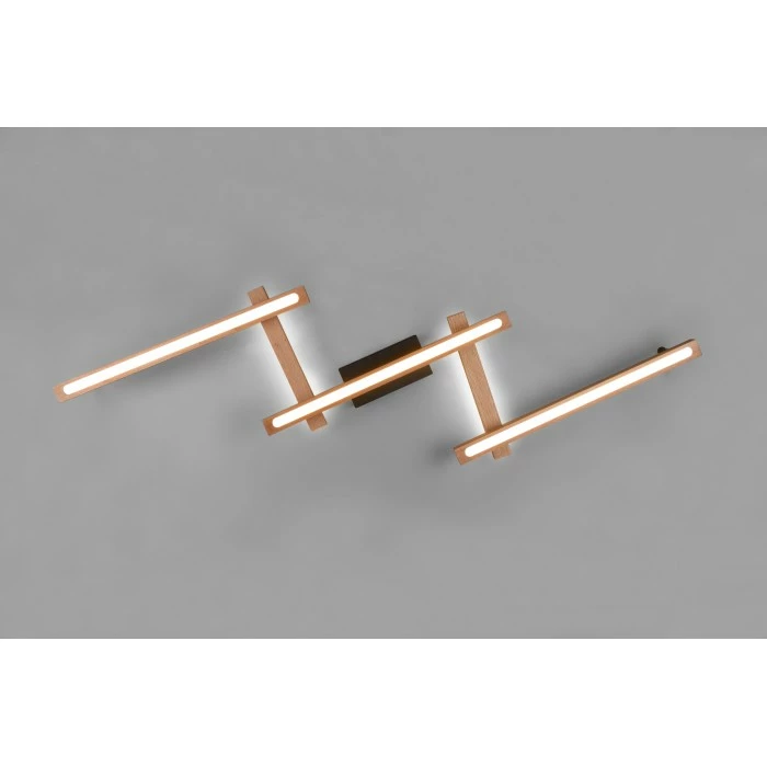 Trio Leuchten Bellari Deckenleuchte LED Braun, 1-flammig, Fernbedienung 7 Trio Leuchten Bellari Deckenleuchte LED Braun, 1-flammig, Fernbedienung – Bild 7