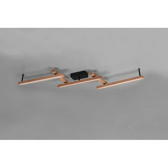 Trio Leuchten Bellari Deckenleuchte LED Braun, 1-flammig, Fernbedienung 8 Trio Leuchten Bellari Deckenleuchte LED Braun, 1-flammig, Fernbedienung – Bild 8