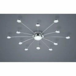 Trio Leuchten BODRUM Deckenleuchte LED Chrom, 12-flammig, Fernbedienung -LED Leuchten Verkäufe trio leuchten bodrum deckenleuchte 673311306 3
