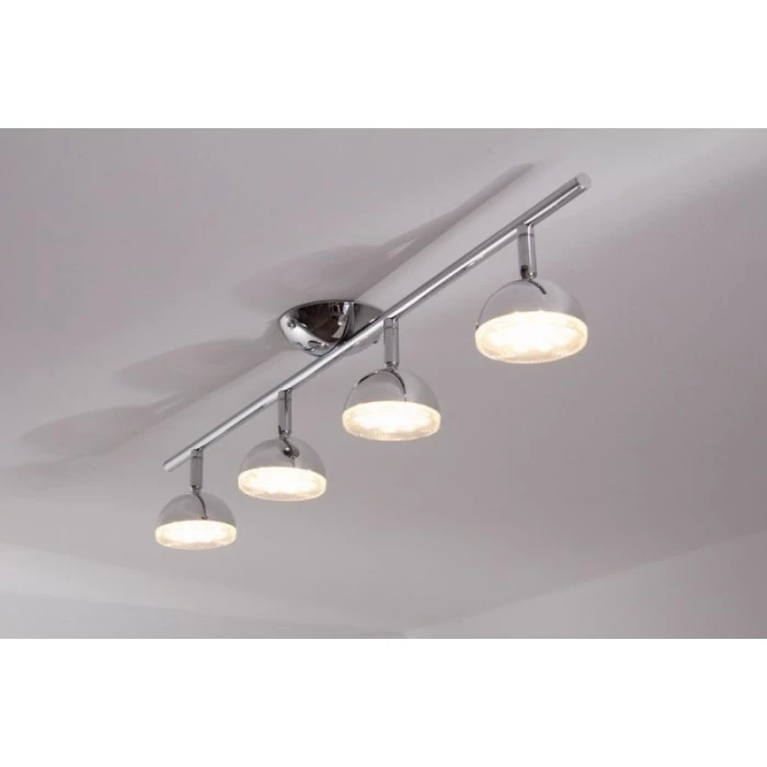 Trio Leuchten BOLOU Deckenleuchte LED Chrom, 4-flammig 11 Trio Leuchten BOLOU Deckenleuchte LED Chrom, 4-flammig – Bild 11