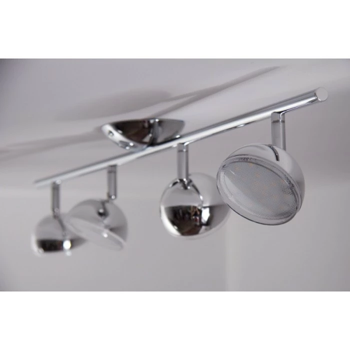 Trio Leuchten BOLOU Deckenleuchte LED Chrom, 4-flammig 3 Trio Leuchten BOLOU Deckenleuchte LED Chrom, 4-flammig – Bild 3