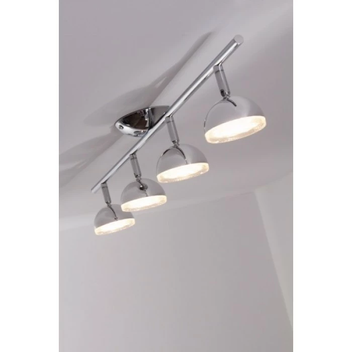 Trio Leuchten BOLOU Deckenleuchte LED Chrom, 4-flammig 6 Trio Leuchten BOLOU Deckenleuchte LED Chrom, 4-flammig – Bild 6