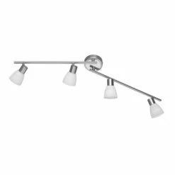 Trio Leuchten CARICO Deckenspot LED Nickel-Matt, 4-flammig