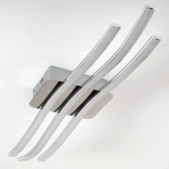 Trio Leuchten CATOKI Deckenleuchte LED Chrom, 1-flammig -LED Leuchten Verkäufe trio leuchten catoki deckenleuchte 676412406 12