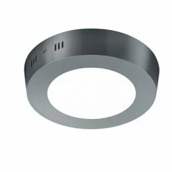 Trio Leuchten CENTO Deckenleuchte LED Nickel-Matt, 1-flammig