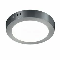 Trio Leuchten CENTO Deckenleuchte LED Nickel-Matt, 1-flammig