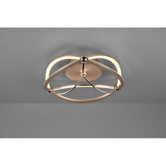 Trio Leuchten Charivari Deckenleuchte LED Messing, 1-flammig 1 Trio Leuchten Charivari Deckenleuchte LED Messing, 1-flammig