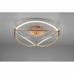 Trio Leuchten Charivari Deckenleuchte LED Messing, 1-flammig