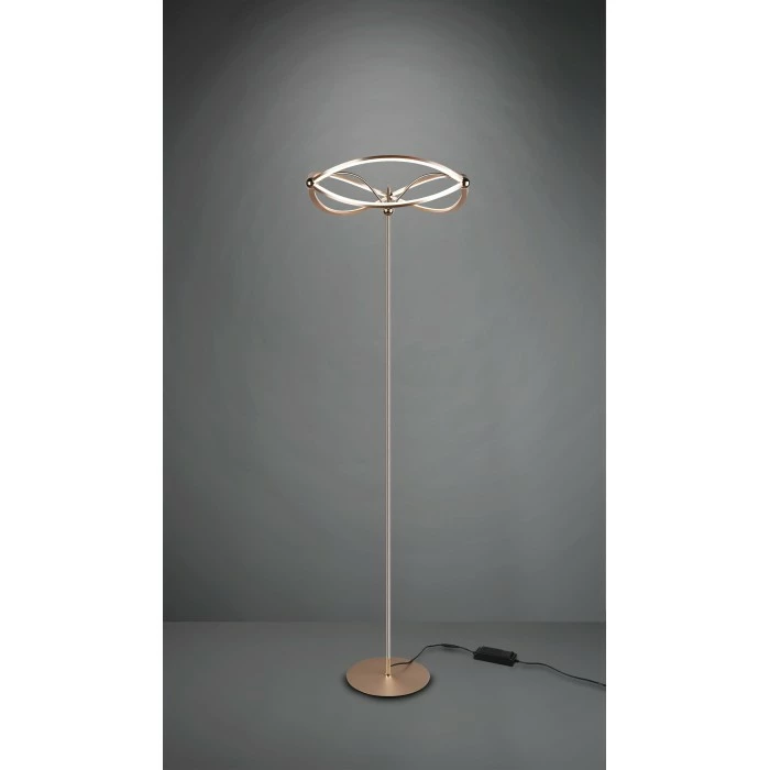 Trio Leuchten Charivari Stehleuchte LED Messing, 1-flammig 1 Trio Leuchten Charivari Stehleuchte LED Messing, 1-flammig