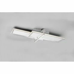 Trio Leuchten Charleston Deckenleuchte LED Aluminium, 2-flammig -LED Leuchten Verkäufe trio leuchten charleston deckenleuchte 672110505 4