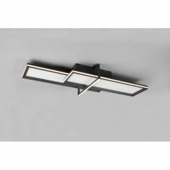 Trio Leuchten Charleston Deckenleuchte LED Anthrazit, 2-flammig -LED Leuchten Verkäufe trio leuchten charleston deckenleuchte 672110542 4