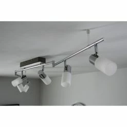 Trio Leuchten CLAPTON Deckenleuchte LED Chrom, Aluminium, Edelstahl, 6-flammig -LED Leuchten Verkäufe trio leuchten clapton deckenleuchte 821410605 do1 10