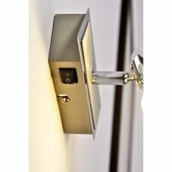 Trio Leuchten CLAPTON Wandleuchte LED Chrom, Aluminium, Edelstahl, 1-flammig -LED Leuchten Verkäufe trio leuchten clapton wandleuchte 821470105 do1 5