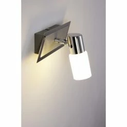 Trio Leuchten CLAPTON Wandleuchte LED Chrom, Aluminium, Edelstahl, 1-flammig -LED Leuchten Verkäufe trio leuchten clapton wandleuchte 821470105 do1 6