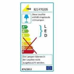 Trio Leuchten CLAPTON Wandleuchte LED Chrom, Aluminium, Edelstahl, 2-flammig -LED Leuchten Verkäufe trio leuchten clapton wandleuchte 821470205 do1 8