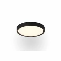 Trio Leuchten Clarimo Deckenleuchte LED Schwarz, 1-flammig