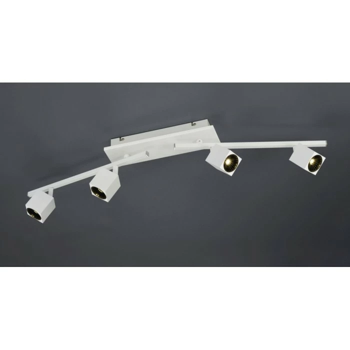 Trio Leuchten CUBA Deckenleuchte LED Weiß, 4-flammig 2 Trio Leuchten CUBA Deckenleuchte LED Weiß, 4-flammig – Bild 2