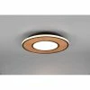 Trio Leuchten Deacon Deckenleuchte LED Braun, 1-flammig