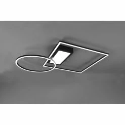Trio Leuchten Downey Deckenleuchte LED Schwarz, 1-flammig, Fernbedienung -LED Leuchten Verkäufe trio leuchten downey deckenleuchte 620510332 2