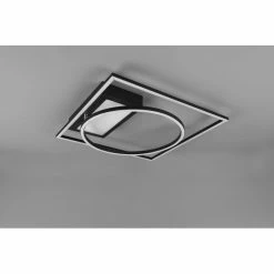 Trio Leuchten Downey Deckenleuchte LED Schwarz, 1-flammig, Fernbedienung -LED Leuchten Verkäufe trio leuchten downey deckenleuchte 620510332 8