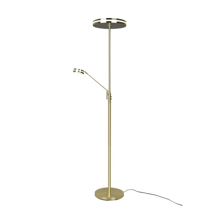 Trio Leuchten Franklin Deckenfluter LED Messing, 2-flammig 5 Trio Leuchten Franklin Deckenfluter LED Messing, 2-flammig – Bild 5