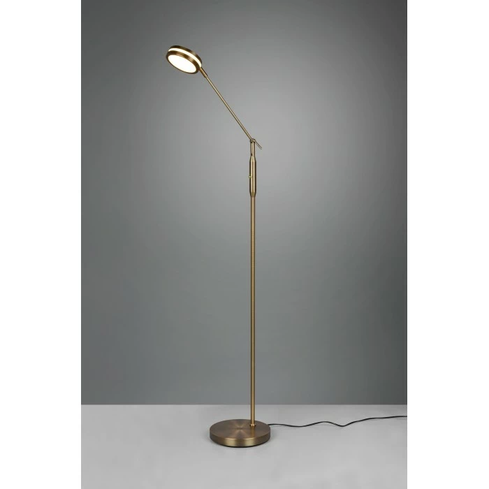 Trio Leuchten Franklin Stehleuchte LED Altmessing, 1-flammig 2 Trio Leuchten Franklin Stehleuchte LED Altmessing, 1-flammig – Bild 2